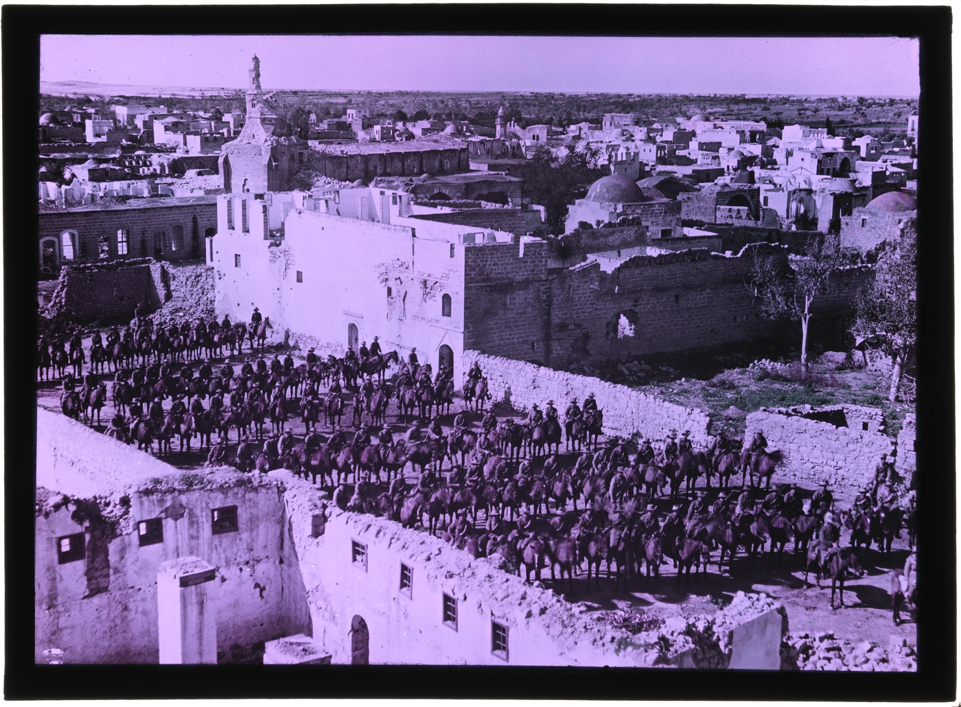 The 4th Brigade Australian Light Horse amongst the ruins of Gaza.jpg