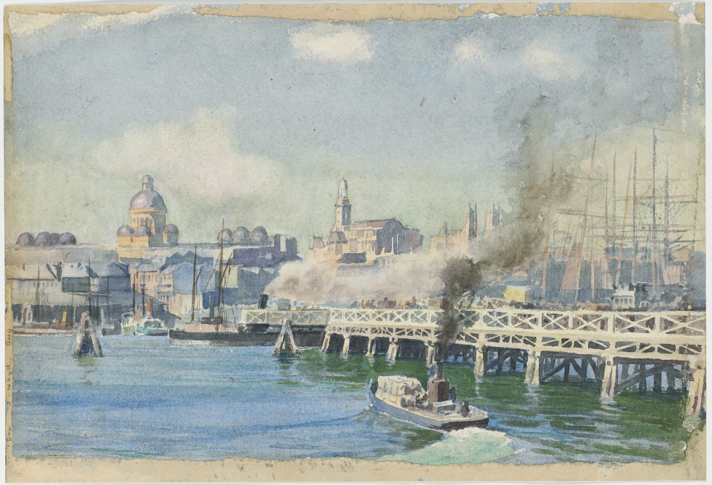 Pyrmont Bridge, c.1900 / G. Coutts