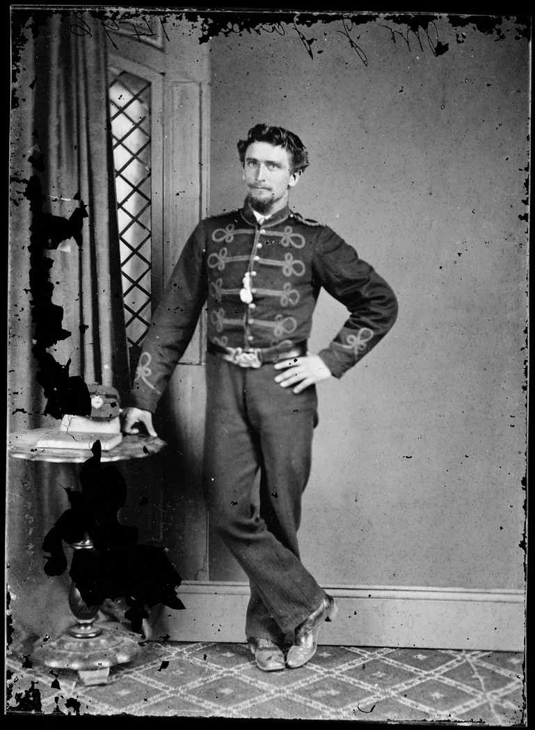 Mr J. James in a uniform