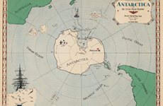 Map of Antartica