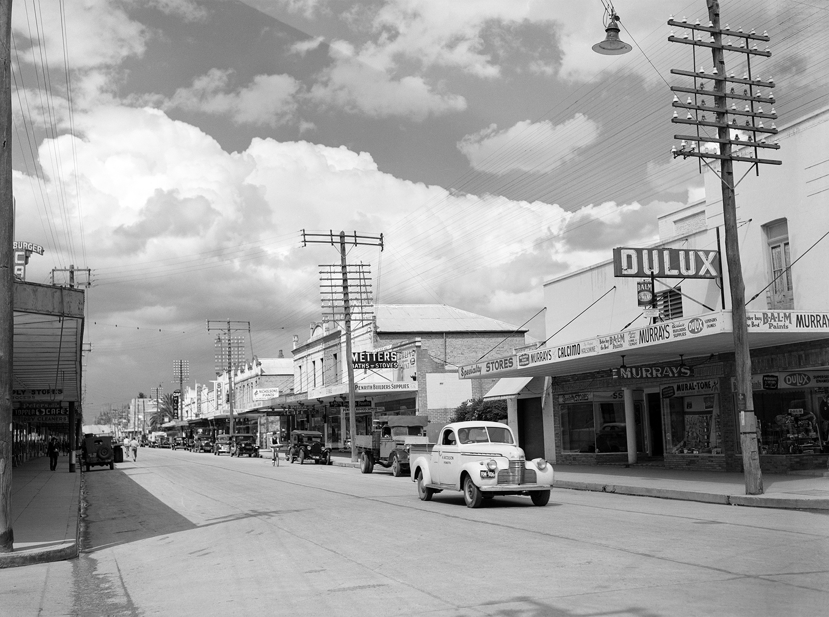 High street, Penrith by Max Dupain, 1948