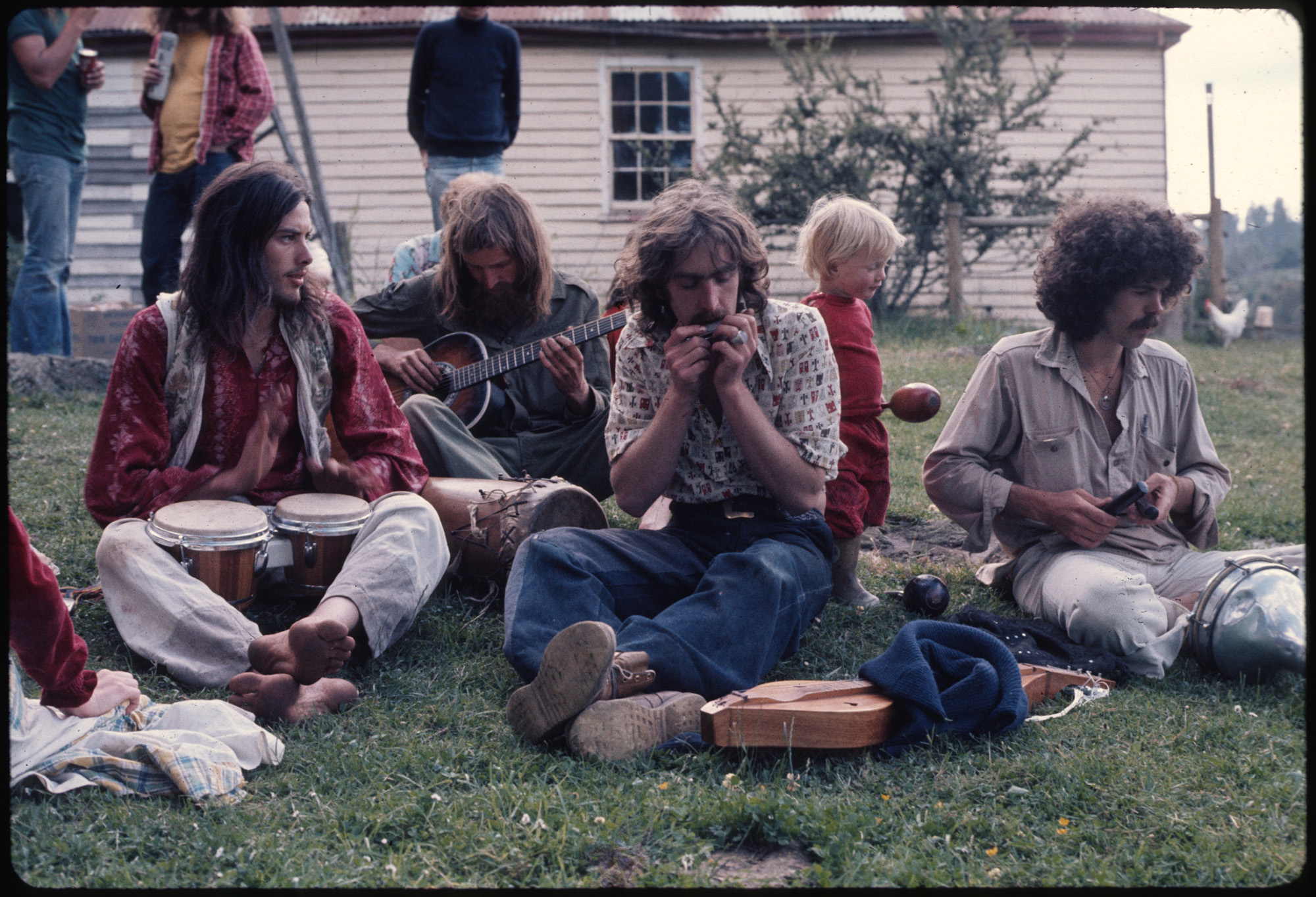 Gathering of musicians in Nimbin