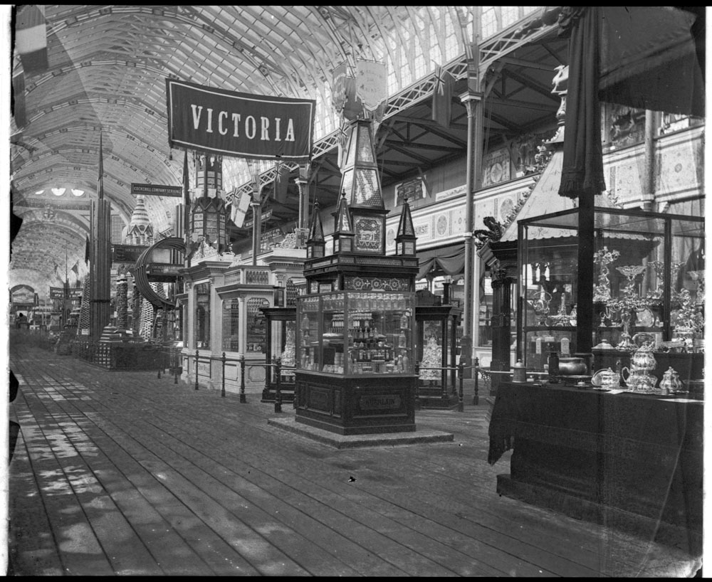 Hall of exhibits, International Exhibition, 1879-80