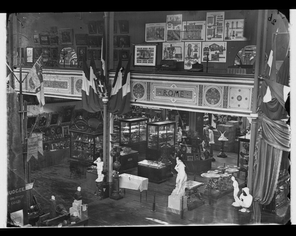 Italian exhibit, International Exhibition, Sydney, 1879-80