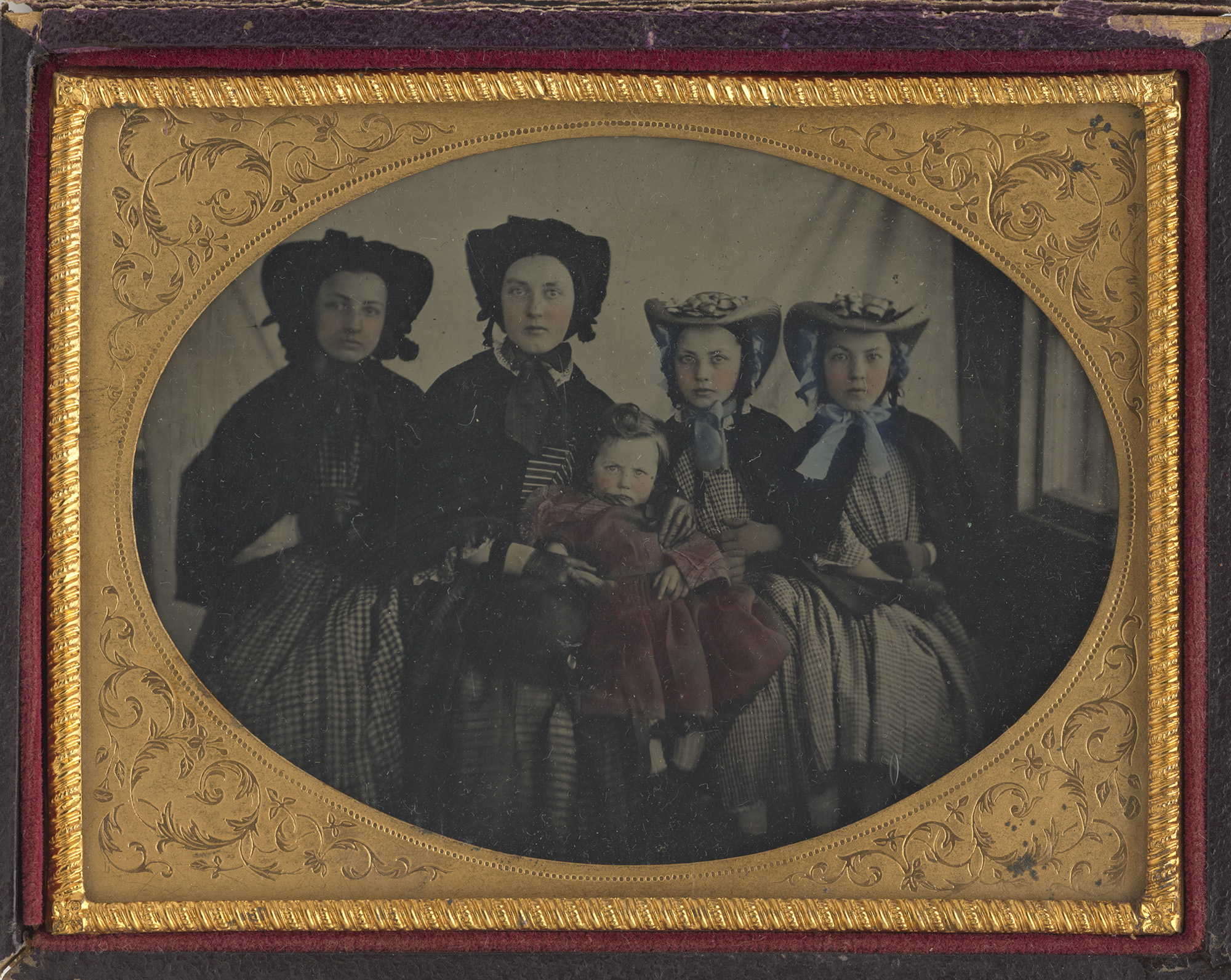 Daguerreotype group portrait