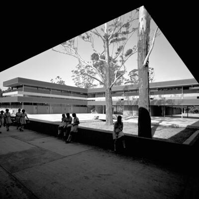 Pennant Hills High School, 1967, photo by Max Dupain & Associates