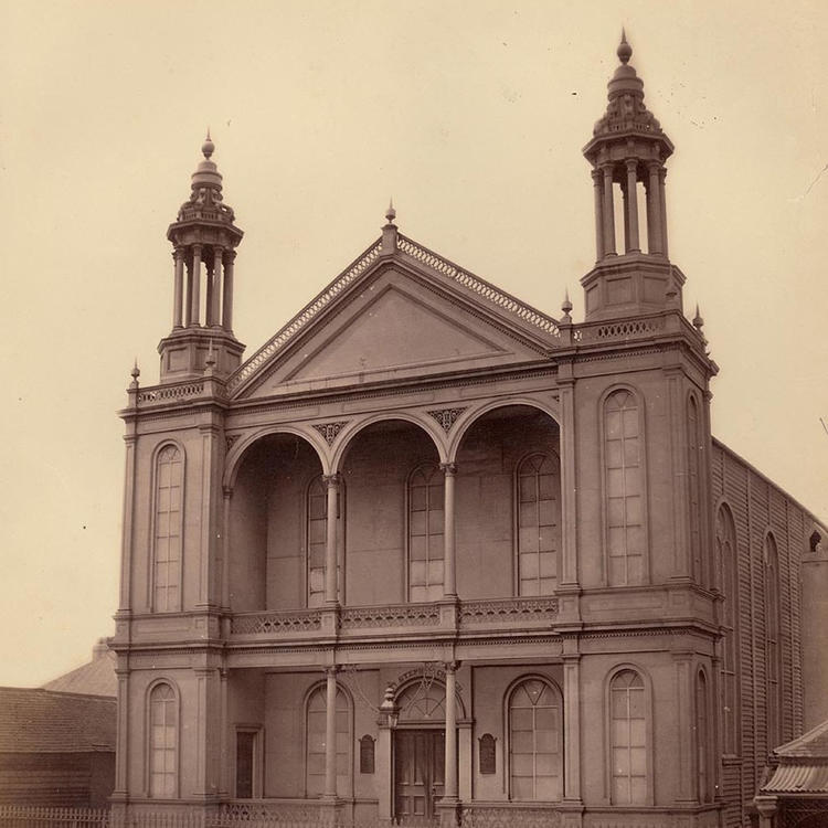 St Stephen's Church, Iron Church, Macquarie Street, Sydney, 1871, 