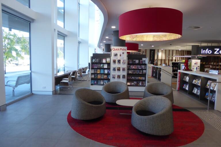 Seating at Rockdale Library