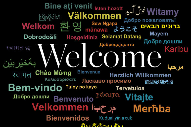 welcome in different languages