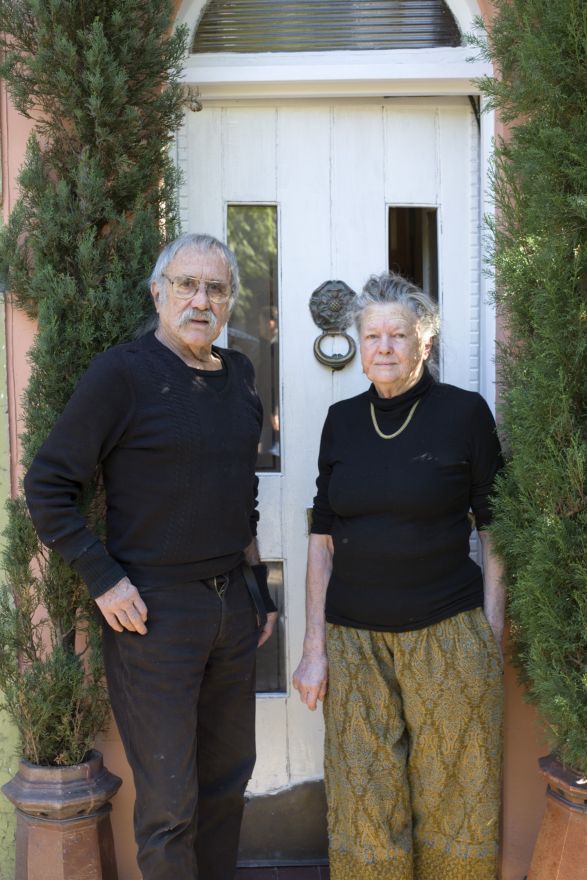 George and Charis Shwarz, 2016, photo by Louise Whelan